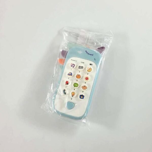 Telepon Mainan Anak Edukasi Musik Bentuk Unicorn Biru - Image 4