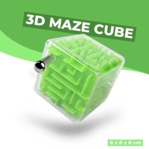 Puzzle Labirin 3D Kecepatan Edukasi Anak Hijau