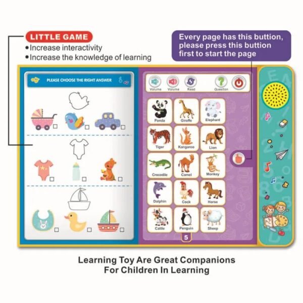 Buku Mainan Edukasi Anak Bahasa Inggris dengan Audio - Image 4
