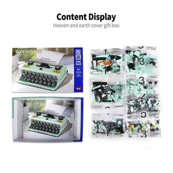 Mainan Balok Susun Mesin Tik Retro LEGO 820 Bricks - Image 2